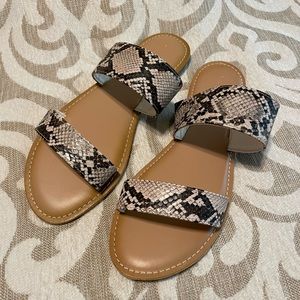 Old Navy snakeskin sandals